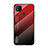 Carcasa Bumper Funda Silicona Espejo Gradiente Arco iris LS1 para Xiaomi POCO C31 Rojo