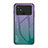 Carcasa Bumper Funda Silicona Espejo Gradiente Arco iris LS1 para Xiaomi Poco C40 Multicolor