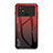 Carcasa Bumper Funda Silicona Espejo Gradiente Arco iris LS1 para Xiaomi Poco C40 Rojo