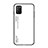 Carcasa Bumper Funda Silicona Espejo Gradiente Arco iris LS1 para Xiaomi Poco M3 Blanco