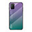 Carcasa Bumper Funda Silicona Espejo Gradiente Arco iris LS1 para Xiaomi Poco M3 Multicolor