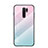 Carcasa Bumper Funda Silicona Espejo Gradiente Arco iris LS1 para Xiaomi Redmi 9 Cian