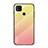 Carcasa Bumper Funda Silicona Espejo Gradiente Arco iris LS1 para Xiaomi Redmi 9 India Amarillo