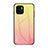 Carcasa Bumper Funda Silicona Espejo Gradiente Arco iris LS1 para Xiaomi Redmi A2 Plus Amarillo