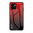 Carcasa Bumper Funda Silicona Espejo Gradiente Arco iris LS1 para Xiaomi Redmi A2 Plus Rojo