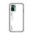 Carcasa Bumper Funda Silicona Espejo Gradiente Arco iris LS1 para Xiaomi Redmi Note 10S 4G Blanco