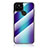 Carcasa Bumper Funda Silicona Espejo Gradiente Arco iris LS2 para Google Pixel 5 Azul