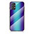 Carcasa Bumper Funda Silicona Espejo Gradiente Arco iris LS2 para Samsung Galaxy A23 5G Azul