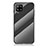 Carcasa Bumper Funda Silicona Espejo Gradiente Arco iris LS2 para Samsung Galaxy A42 5G Negro