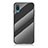 Carcasa Bumper Funda Silicona Espejo Gradiente Arco iris LS2 para Samsung Galaxy M02 Negro