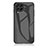 Carcasa Bumper Funda Silicona Espejo Gradiente Arco iris LS2 para Samsung Galaxy M53 5G Negro