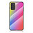 Carcasa Bumper Funda Silicona Espejo Gradiente Arco iris LS2 para Samsung Galaxy Note 20 5G Rosa
