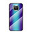 Carcasa Bumper Funda Silicona Espejo Gradiente Arco iris LS2 para Xiaomi Mi 10T Lite 5G Azul