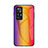 Carcasa Bumper Funda Silicona Espejo Gradiente Arco iris LS2 para Xiaomi Mi 12T 5G Naranja