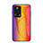 Carcasa Bumper Funda Silicona Espejo Gradiente Arco iris LS2 para Xiaomi Mi 13 Lite 5G Naranja