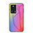 Carcasa Bumper Funda Silicona Espejo Gradiente Arco iris LS2 para Xiaomi Mi 13 Lite 5G Rosa