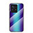 Carcasa Bumper Funda Silicona Espejo Gradiente Arco iris LS2 para Xiaomi Mi Mix 4 5G Azul