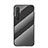 Carcasa Bumper Funda Silicona Espejo Gradiente Arco iris LS2 para Xiaomi Mi Note 10 Lite Negro