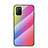Carcasa Bumper Funda Silicona Espejo Gradiente Arco iris LS2 para Xiaomi Poco M3 Rosa