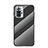 Carcasa Bumper Funda Silicona Espejo Gradiente Arco iris LS2 para Xiaomi Redmi Note 10 Pro Max Negro