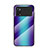 Carcasa Bumper Funda Silicona Espejo Gradiente Arco iris LS2 para Xiaomi Redmi Note 11E Pro 5G Azul