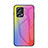 Carcasa Bumper Funda Silicona Espejo Gradiente Arco iris LS2 para Xiaomi Redmi Note 11T Pro 5G Rosa