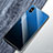 Carcasa Bumper Funda Silicona Espejo Gradiente Arco iris M01 para Apple iPhone Xs Max Azul