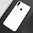 Carcasa Bumper Funda Silicona Espejo Gradiente Arco iris M01 para Huawei Enjoy 9 Plus Blanco