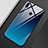 Carcasa Bumper Funda Silicona Espejo Gradiente Arco iris M01 para Huawei Y9 (2019) Azul