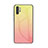 Carcasa Bumper Funda Silicona Espejo Gradiente Arco iris M01 para Samsung Galaxy Note 10 Plus Amarillo