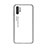 Carcasa Bumper Funda Silicona Espejo Gradiente Arco iris M01 para Samsung Galaxy Note 10 Plus Blanco