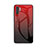 Carcasa Bumper Funda Silicona Espejo Gradiente Arco iris M01 para Samsung Galaxy Note 10 Plus Rojo