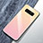 Carcasa Bumper Funda Silicona Espejo Gradiente Arco iris M01 para Samsung Galaxy Note 8 Rosa