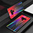 Carcasa Bumper Funda Silicona Espejo Gradiente Arco iris M01 para Samsung Galaxy Note 9 Rojo
