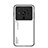 Carcasa Bumper Funda Silicona Espejo Gradiente Arco iris M01 para Xiaomi Mi 12 Ultra 5G Blanco