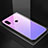 Carcasa Bumper Funda Silicona Espejo Gradiente Arco iris M01 para Xiaomi Mi 6X Morado