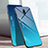 Carcasa Bumper Funda Silicona Espejo Gradiente Arco iris M01 para Xiaomi Redmi 8A Azul