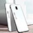 Carcasa Bumper Funda Silicona Espejo Gradiente Arco iris M01 para Xiaomi Redmi 8A Blanco
