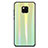 Carcasa Bumper Funda Silicona Espejo Gradiente Arco iris M02 para Huawei Mate 20 Pro Verde