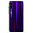 Carcasa Bumper Funda Silicona Espejo Gradiente Arco iris M02 para Huawei P30 Morado