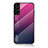 Carcasa Bumper Funda Silicona Espejo Gradiente Arco iris M02 para Samsung Galaxy S23 Plus 5G Rosa Roja