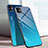 Carcasa Bumper Funda Silicona Espejo Gradiente Arco iris para Apple iPhone 11 Azul