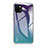 Carcasa Bumper Funda Silicona Espejo Gradiente Arco iris para Apple iPhone 13 Mini Morado