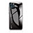Carcasa Bumper Funda Silicona Espejo Gradiente Arco iris para Apple iPhone 13 Pro Negro