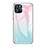 Carcasa Bumper Funda Silicona Espejo Gradiente Arco iris para Apple iPhone 14 Pro Max Cian