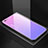 Carcasa Bumper Funda Silicona Espejo Gradiente Arco iris para Apple iPhone 6 Morado