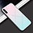 Carcasa Bumper Funda Silicona Espejo Gradiente Arco iris para Huawei Enjoy 10e Rosa