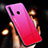 Carcasa Bumper Funda Silicona Espejo Gradiente Arco iris para Huawei Enjoy 9s Rosa Roja