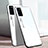 Carcasa Bumper Funda Silicona Espejo Gradiente Arco iris para Huawei Honor V30 Pro 5G Blanco