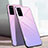Carcasa Bumper Funda Silicona Espejo Gradiente Arco iris para Huawei Honor V30 Pro 5G Rosa
